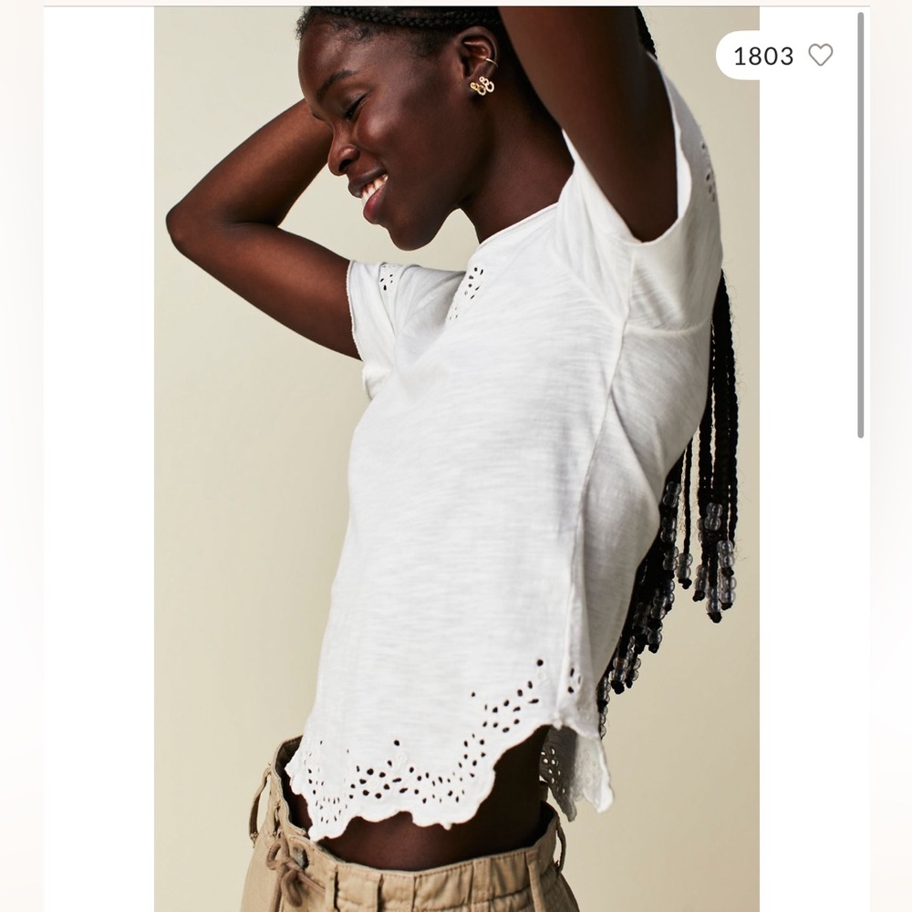 NWT :: Free People Call Me Baby Tee (S)